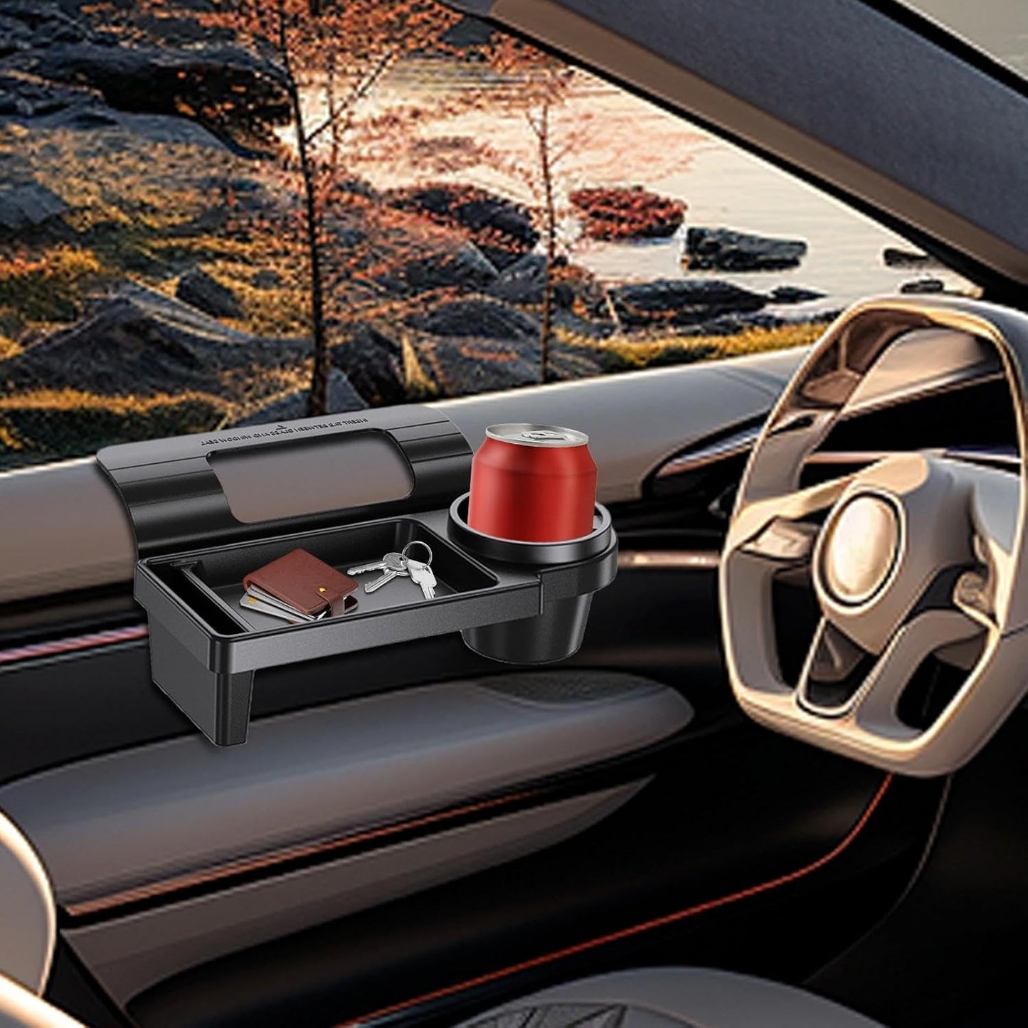 Organisateur de porte de voiture latéral avec porte