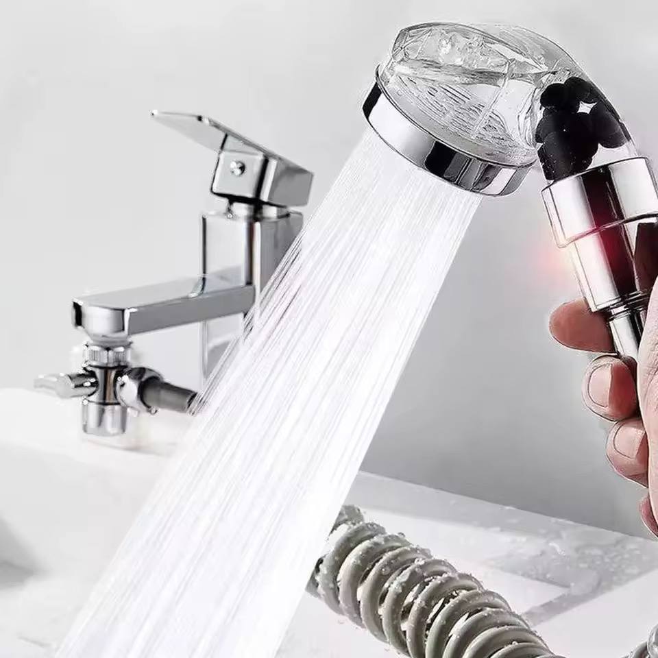 Ensemble Pommeau Douche pour Lavabo Douchette Adaptable sur Robinet Flexible de Robinet - TROPYMALL