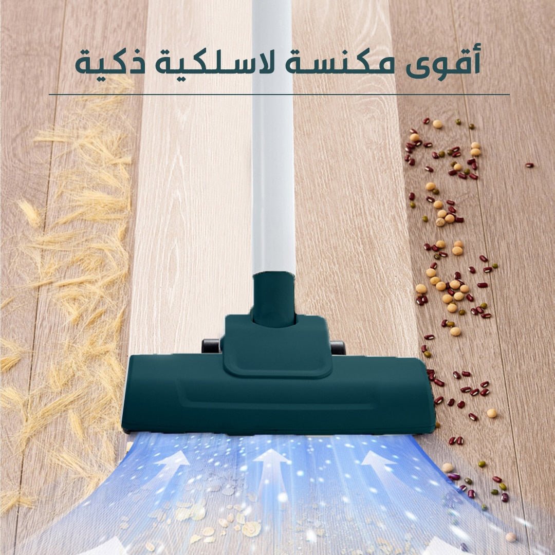 مكنسة كهربائية لاسلكية منزلية متعددة الرؤوس (4 رؤوس) - TROPYMALL