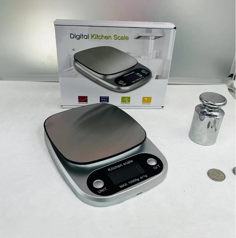 aluminium -ميزان المطبخ الدقيق – 10 كيلو