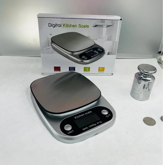 aluminium -ميزان المطبخ الدقيق – 10 كيلو